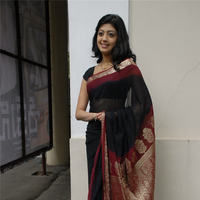 Praneetha hot in transparent black saree | Picture 68330